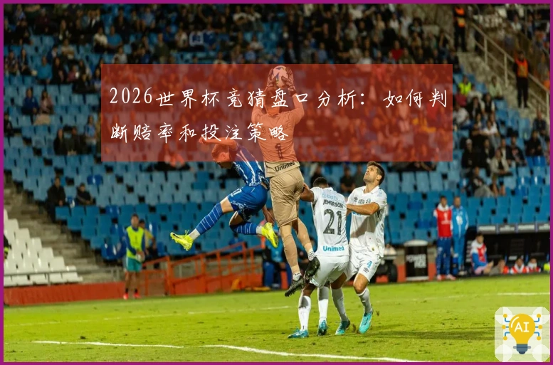 2026世界杯竞猜盘口分析：如何判断赔率和投注策略